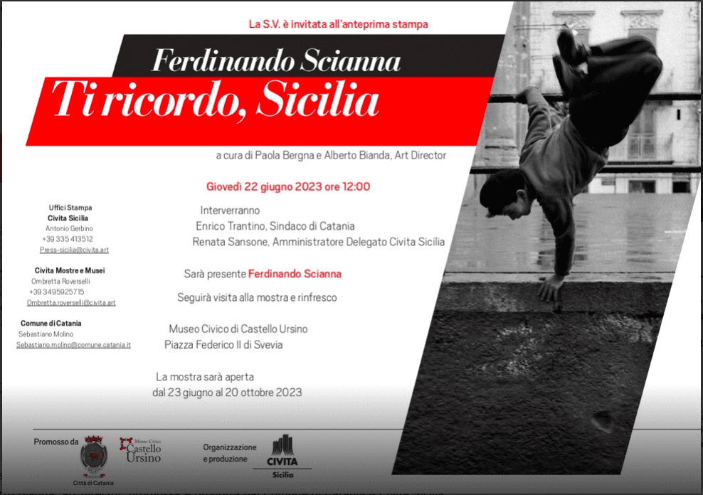 Mostra FERDINANDO SCIANNA Catania