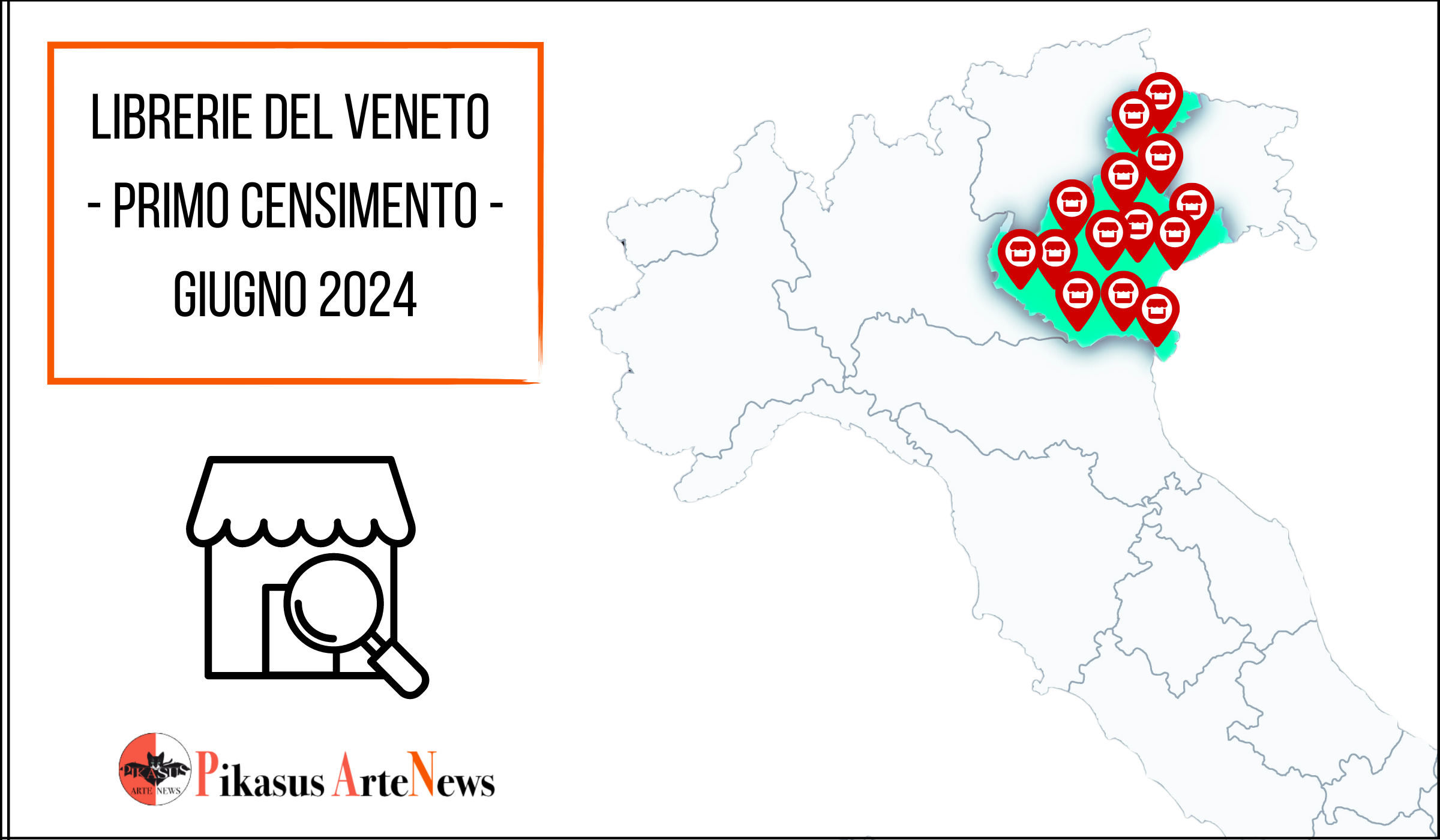 Censimento librerie Veneto: mappate tutte le librerie della Regione con dettagli su tipologia, localizzazione e specializzazione