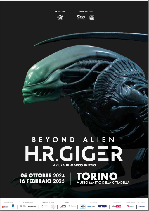 Il Mastio della Cittadella di Torino ospita la mostra BEYOND ALIEN: H.R.GIGER, aperta al pubblico fino al 16 gennaio 2025