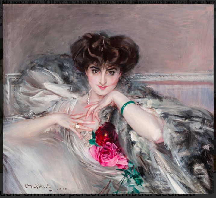 Palazzo Martinengo Cesareo di Brescia ospiterà la mostra La Belle Époque. L'arte nella Parigi di Boldini e De Nittis