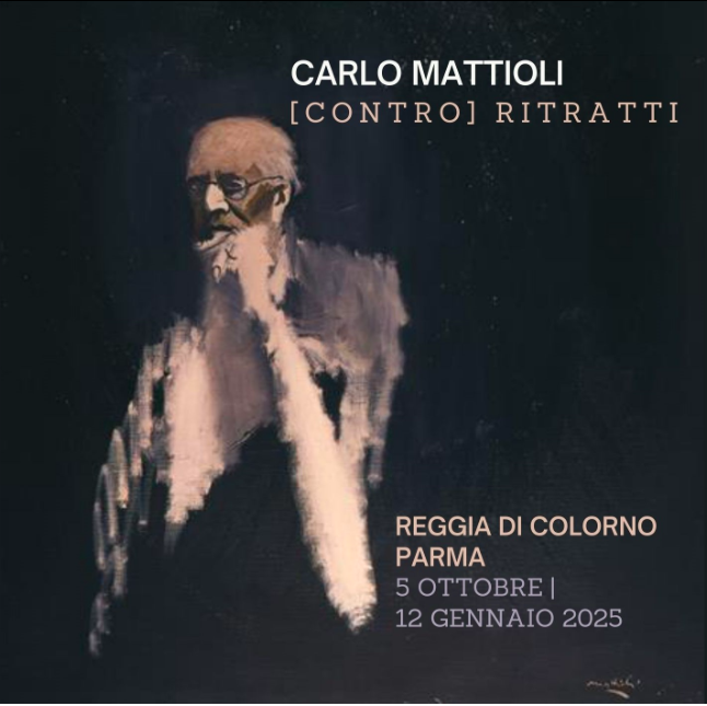 La Reggia di Colorno di Parma ospita la mostra Carlo Mattioli. [Contro] ritratti, aperta al pubblico fino al 12 gennaio 2025