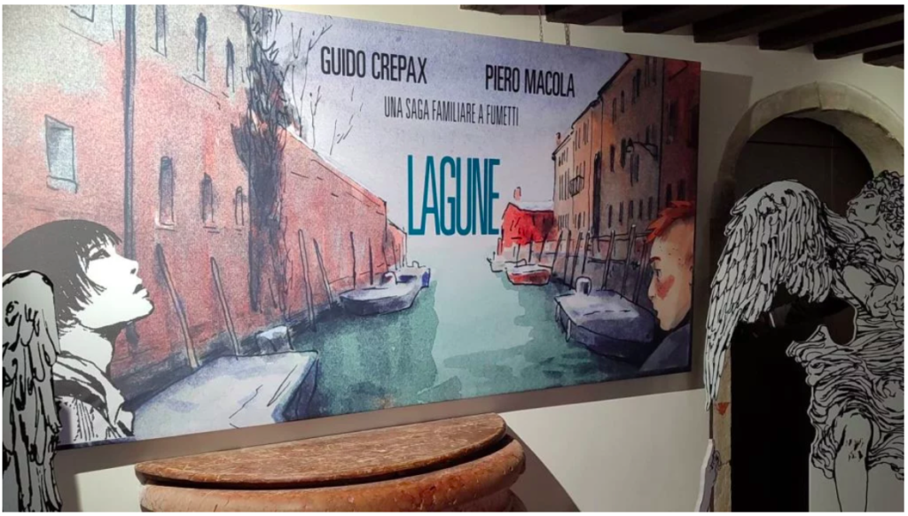 Palazzo Loredan di Venezia ospita la mostra Lagune. GUIDO CREPAX - PIERO MACOLA. Una saga familiare a fumetti