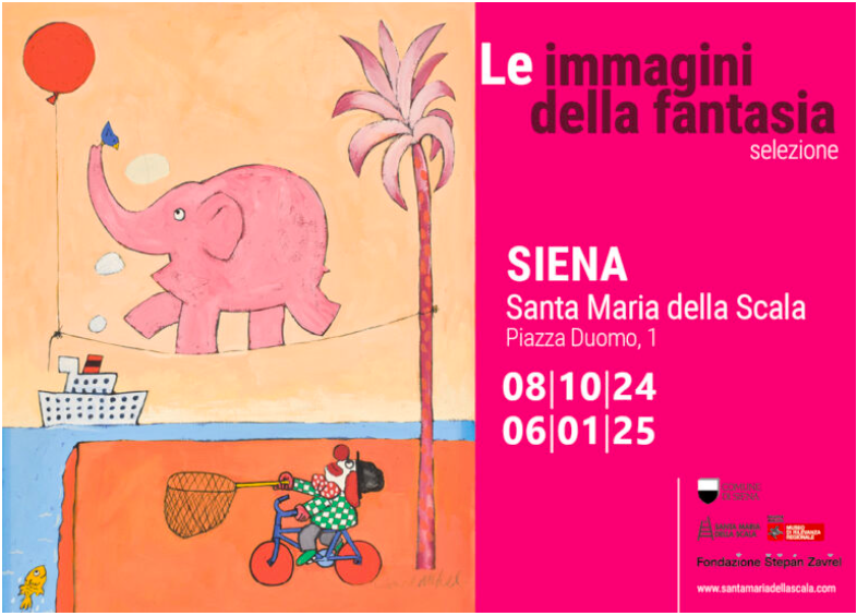 Il Complesso museale di Santa Maria della Scala in Siena ospita la mostra LE IMMAGINI DELLA FANTASIA, fino al 6 gennaio 2025