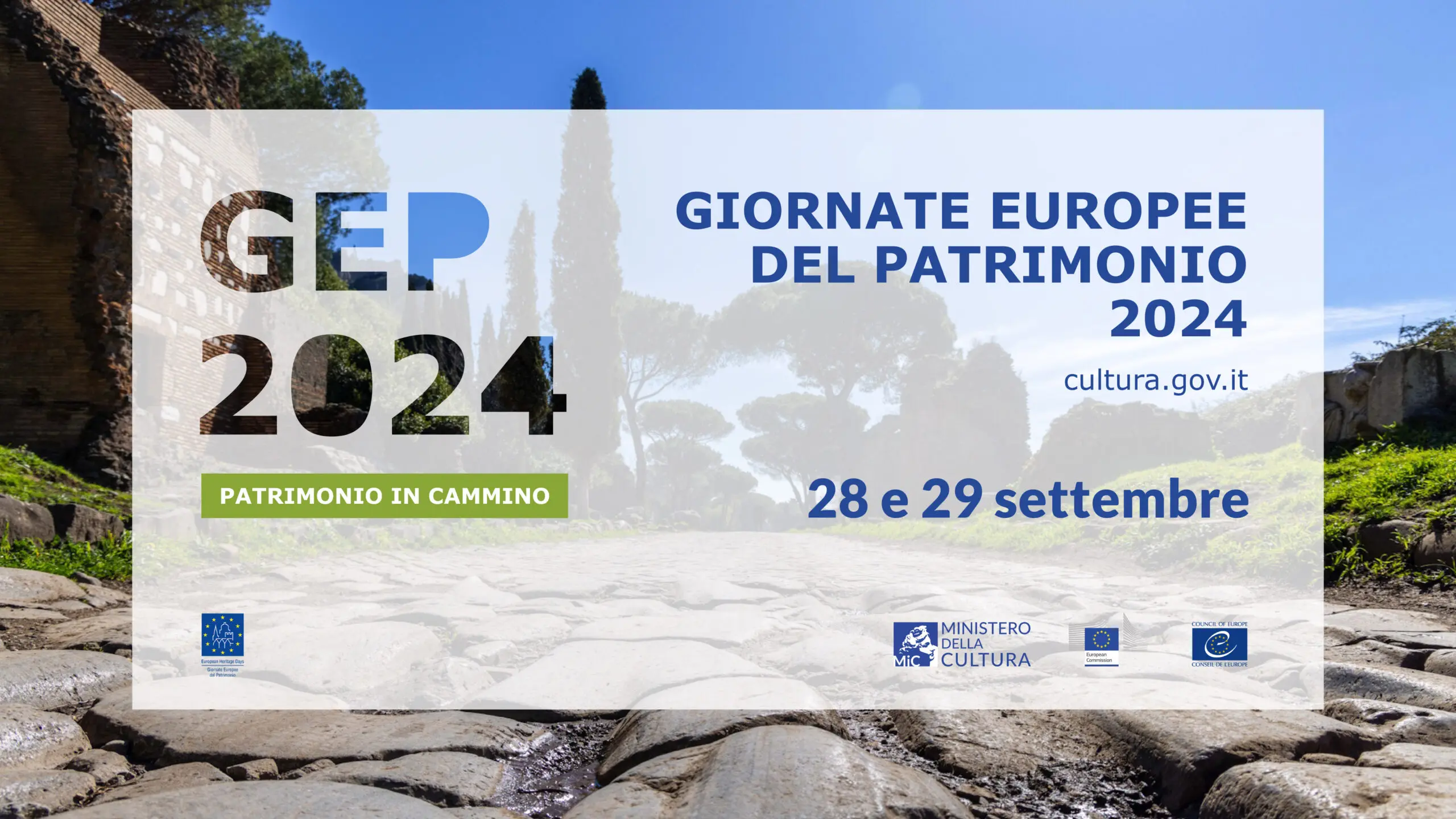 Giornate europee del patrimonio: scopri gli eventi 2024 e accedi a siti culturali unici il 28 e 29 settembre