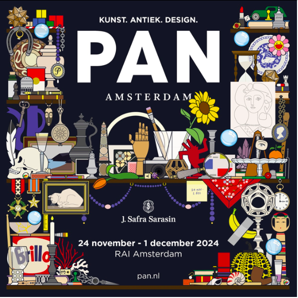 RAI Amsterdam ospiterà la PAN Amsterdam 2024. Pictura Antiquairs Nationaal BV, aperta dal 24 novembre al 1 dicembre