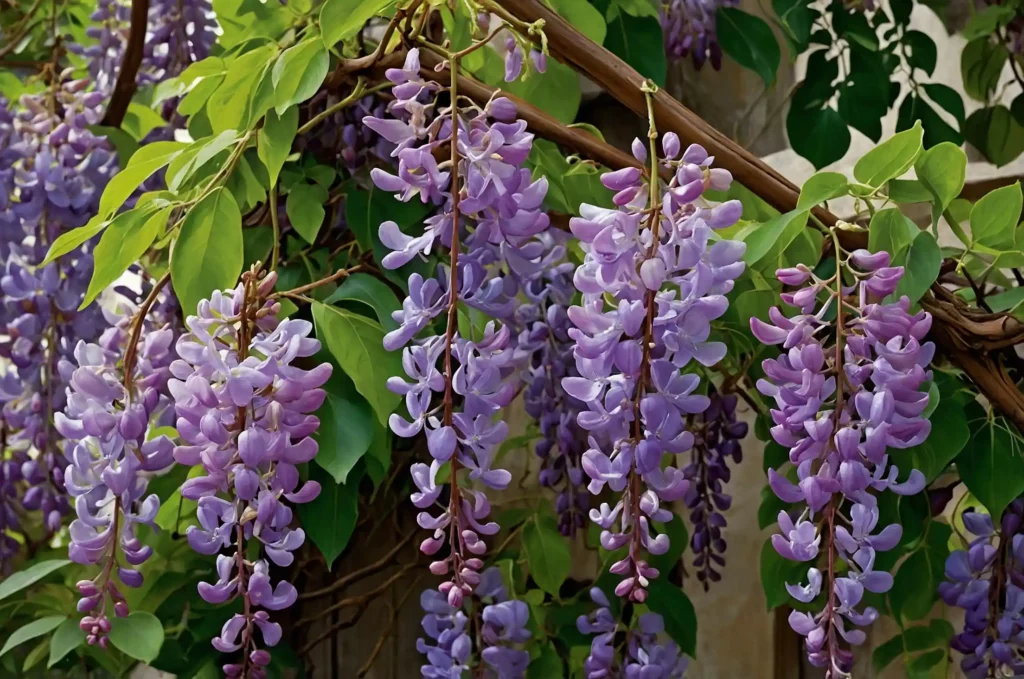 Coltivare il glicine in giardino o in vaso. Guida completa. Scopri come piantare e curare questa pianta per una fioritura spettacolare.