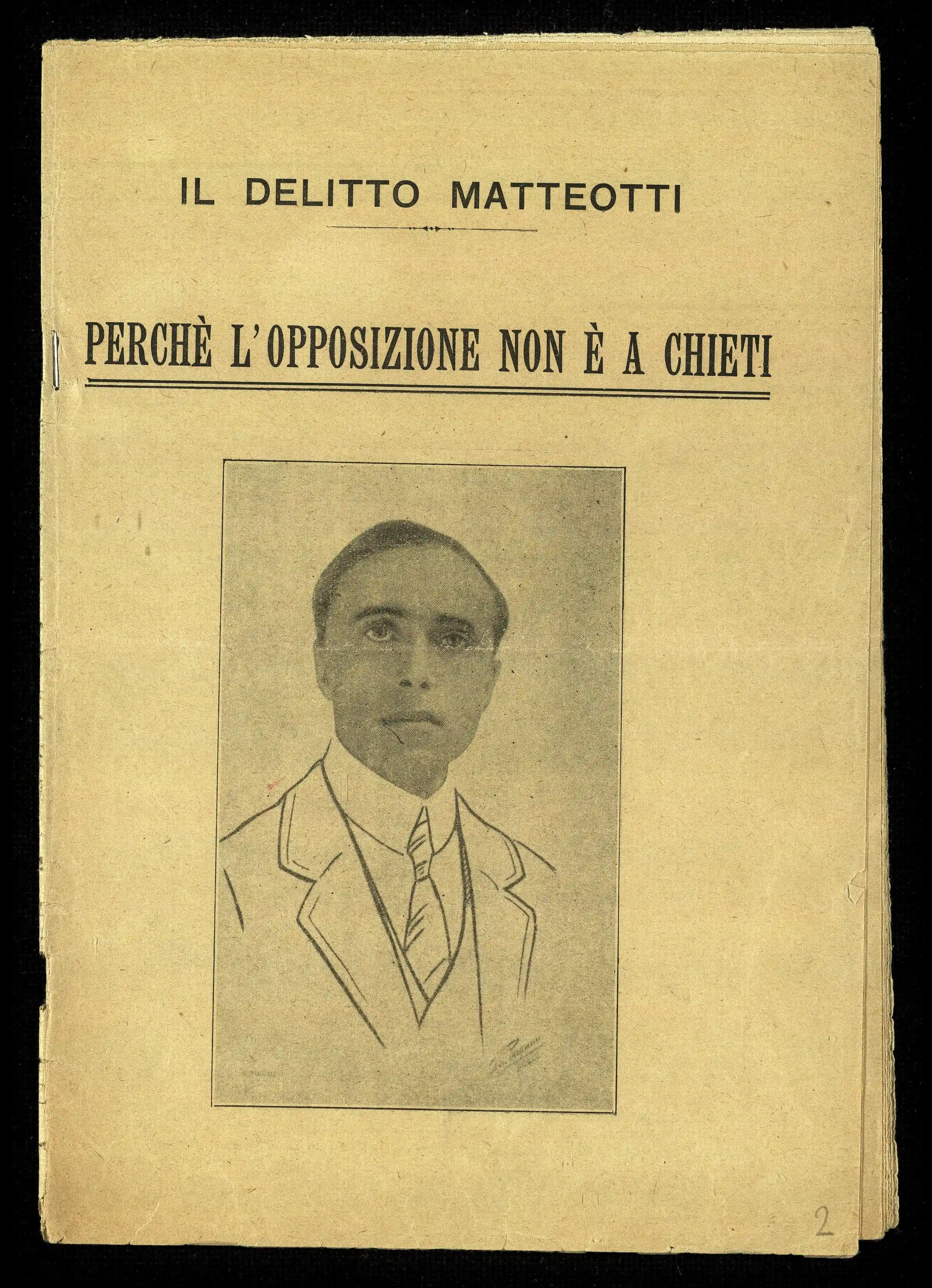 Archivistica e Matteotti: storia e carte d'archivio. Scopri l'importanza dell'archivio di Chieti nel centenario di Matteotti