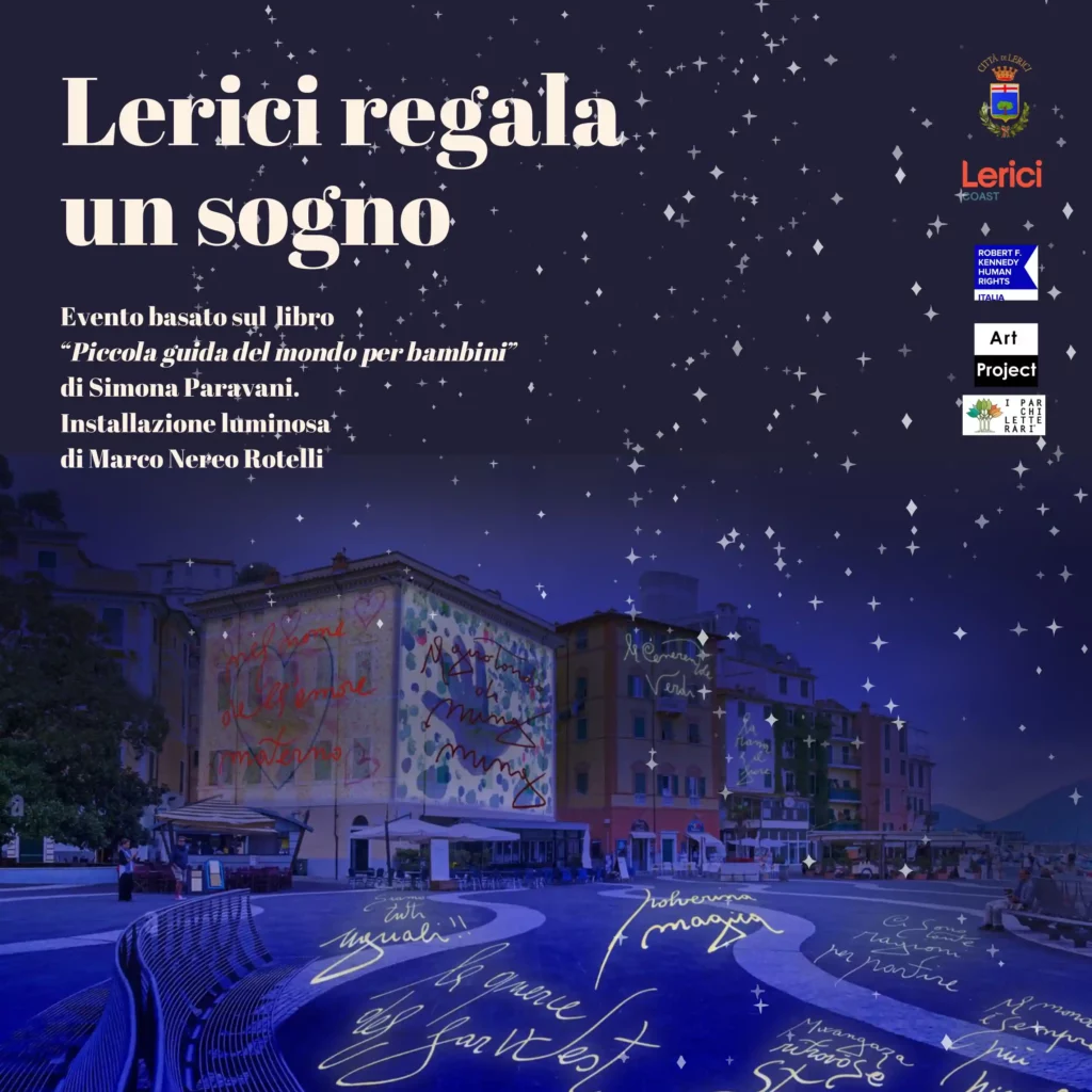 Lerici regala un sogno: installazione e mostra di disegni dei bambini per celebrare la Giornata Internazionale della Pace.