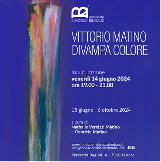 VITTORIO MATINO – Divampa colore