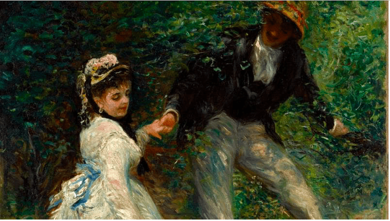 PIERRE-AUGUSTE RENOIR. La Promenade