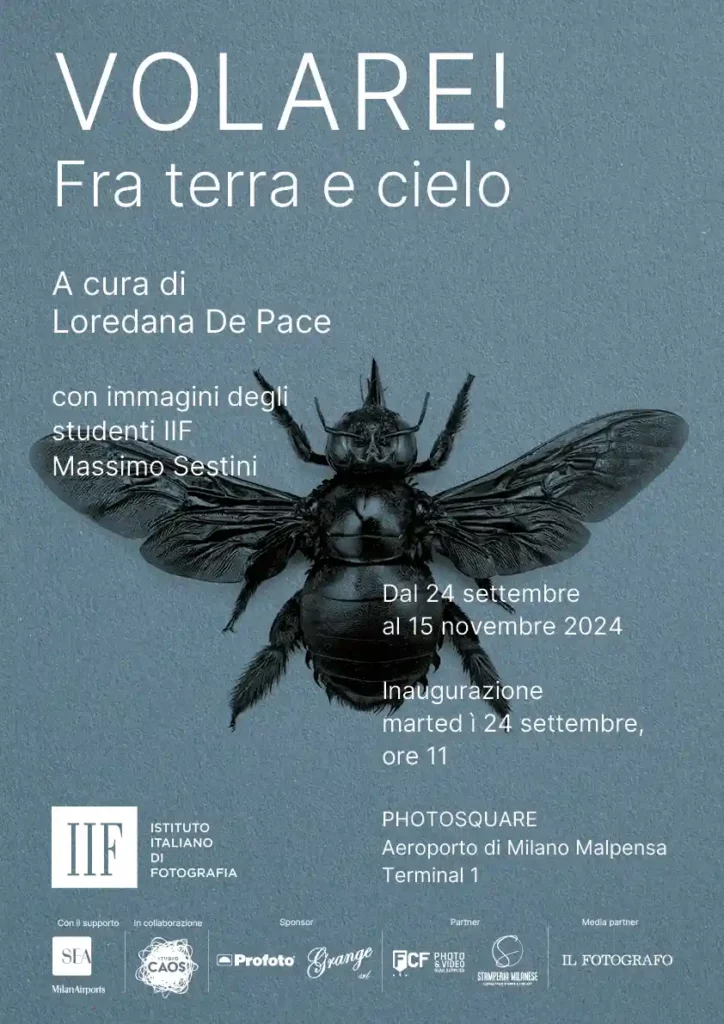 Volare! Fra terra e cielo mostra fotografica a Milano Malpensa dal 24 settembre al 15 novembre 2024: esplora il tema del volo tra arte e fotografia.