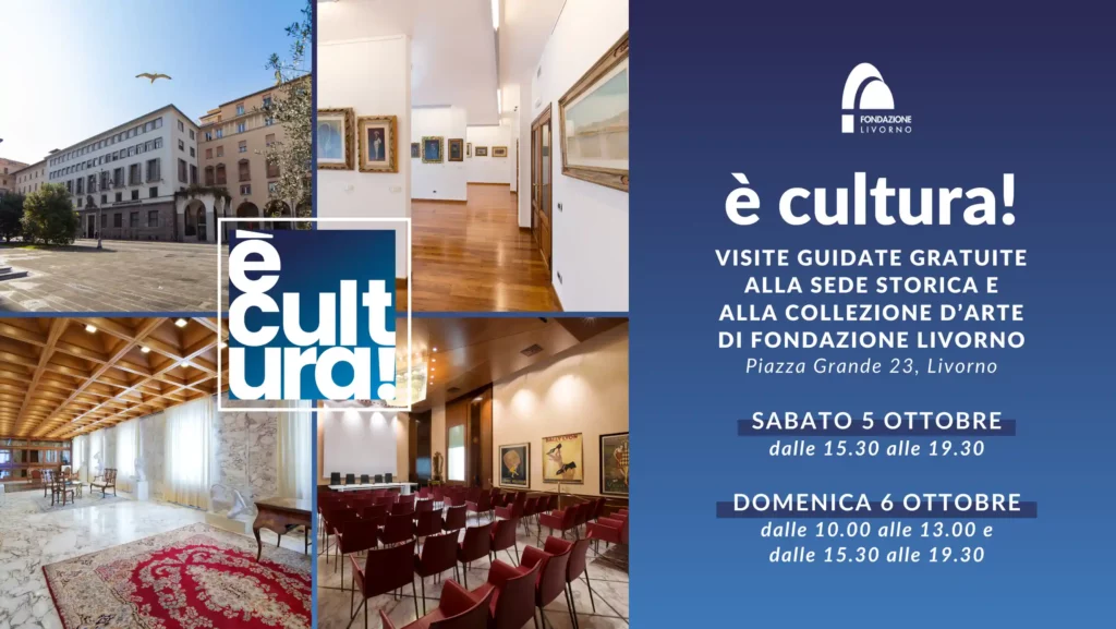 Fondazione Livorno è cultura: visite guidate gratuite a Palazzo Vagnetti il 5 e 6 ottobre 2024 per scoprire la collezione d'arte livornese.